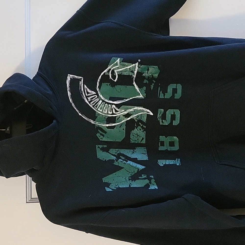 Black Heavy Gildan Michigan State University Sweatshirt